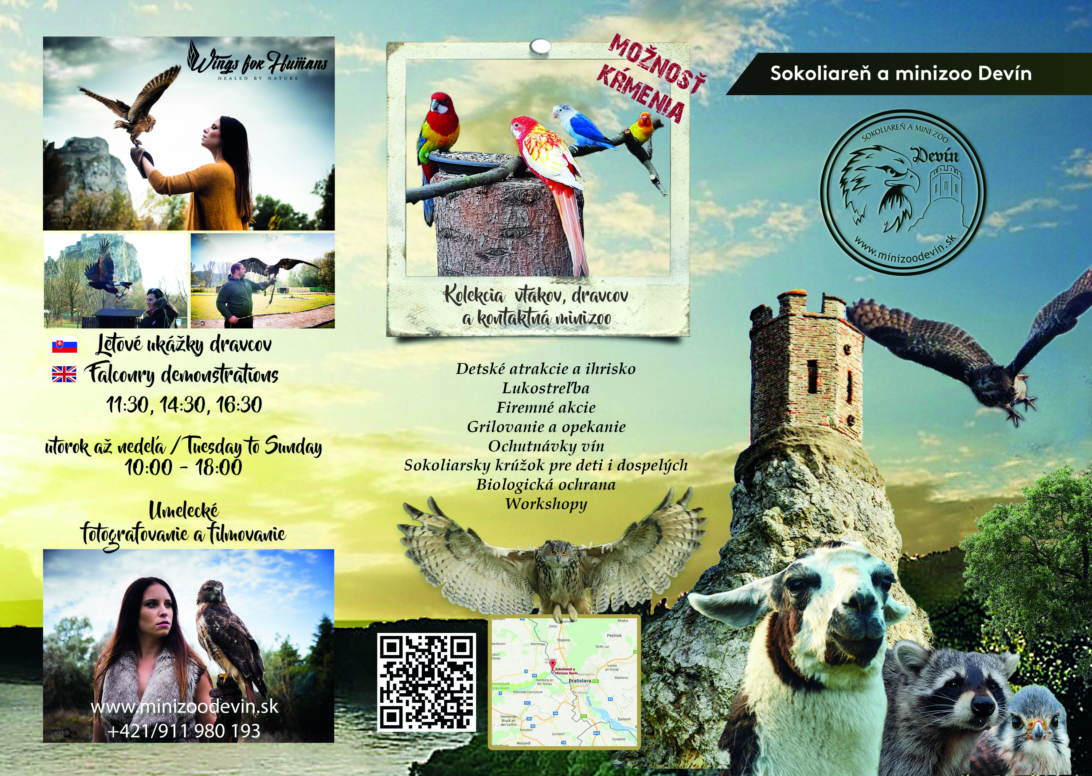 Sokoliaren a minizoo Devín promotional image